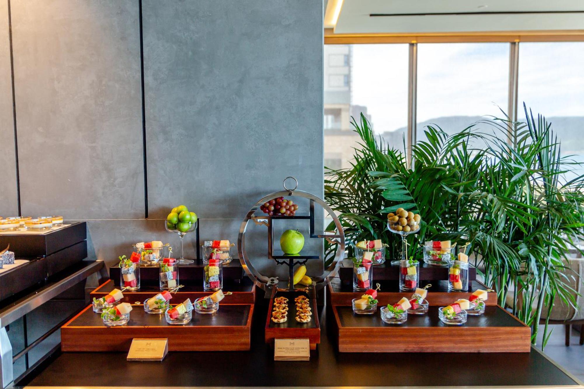 M Hotel Danang Exterior photo A selection of desserts at the lounge